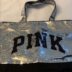 Victoria’s Secret pink sequin tote NWT